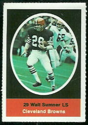 1972 Sunoco Stamps      142     Walt Sumner